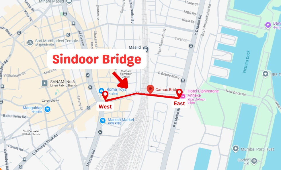 Sindoor Bridge Location