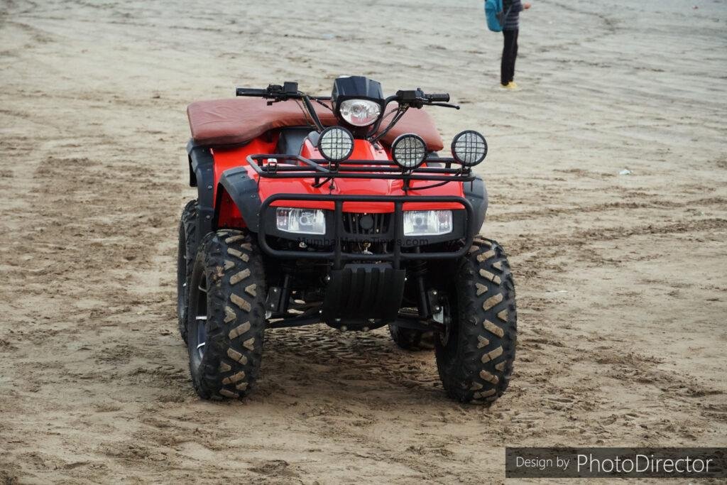 Sand bike ride at Versova Beach