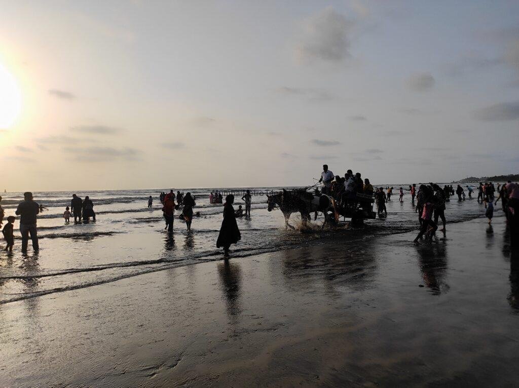 Horse ride on Gorai Beach