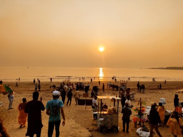 Versova Beach Sunset View