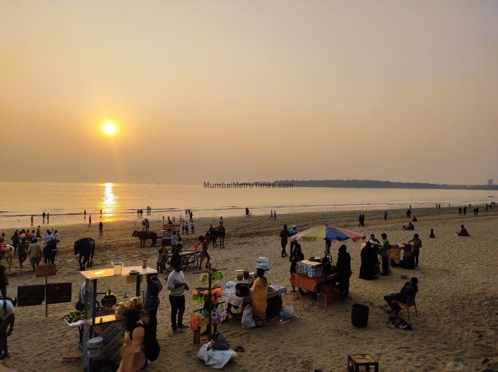 Clean sand at Versova Beach after the clean-up drive