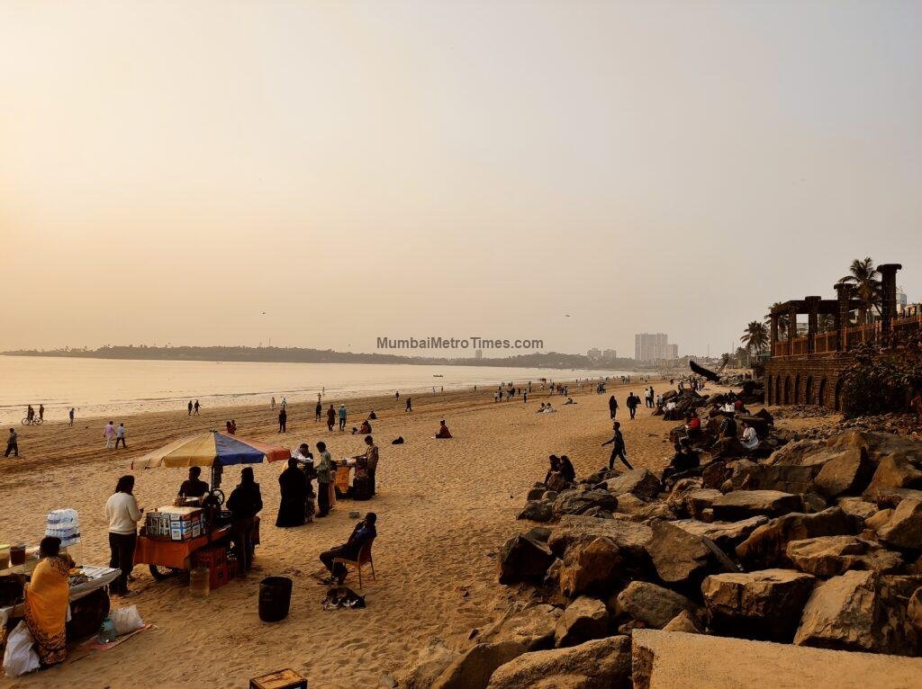 Evening sky over Versova Beach