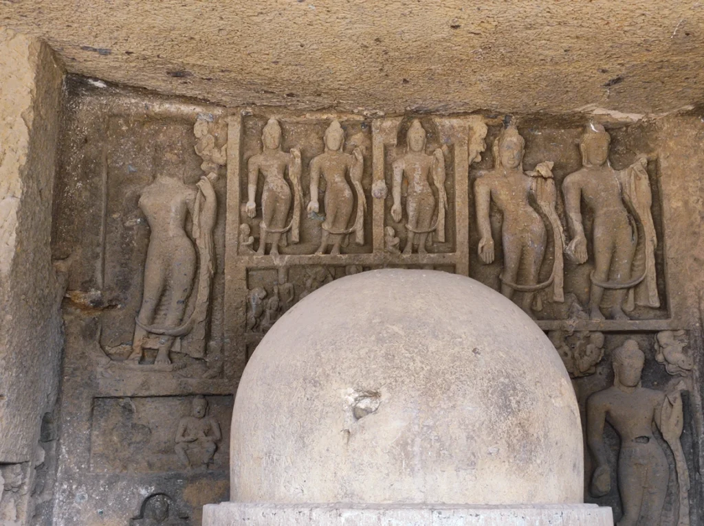 Wall Carving in Kanheri caves