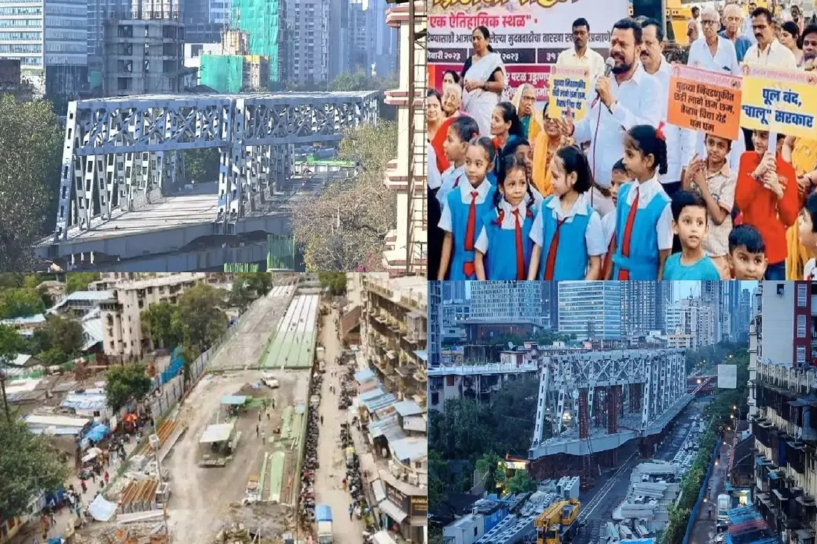 Residents and Students in Mumbai Protest Over Extended Delay in Delisle Bridge