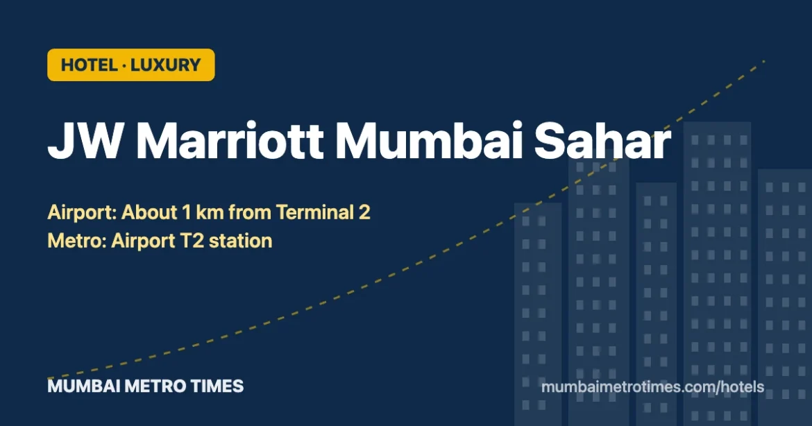 JW Marriott Mumbai Sahar banner